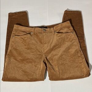 Banana Republic Skinny Cord Corduroy Pants sz 30 Fall Winter Camel Tan Brown